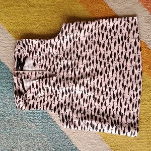 J. Crew Sleeveless Fish Linen Blouse